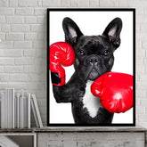 Toile - Bouledogue